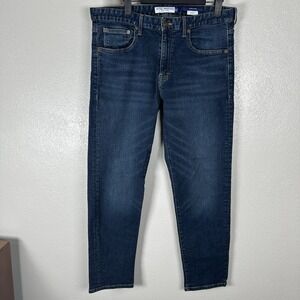 Peter Manning Johnny Jeans Mens Size 33x28 Slim Fit PMNYC Skinny Denim Dark Wash